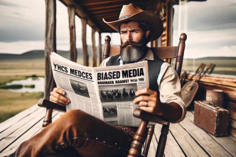 Biased Media Image from Digging Deeper Blog in Gallatin Gateway Gravel Pit, Montana.