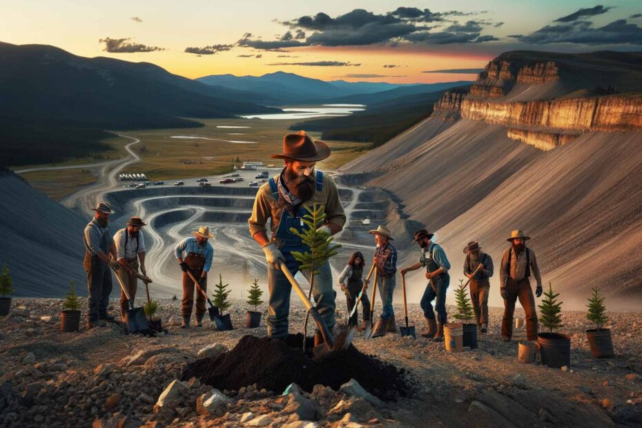 Gallatin Gateway Gravel pit Reclamation Image from Digging Deeper Blog Gateway Rocks Montana.